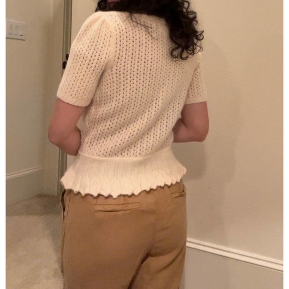 Wool Short Sleeve cardigan - Picture 3 of 5